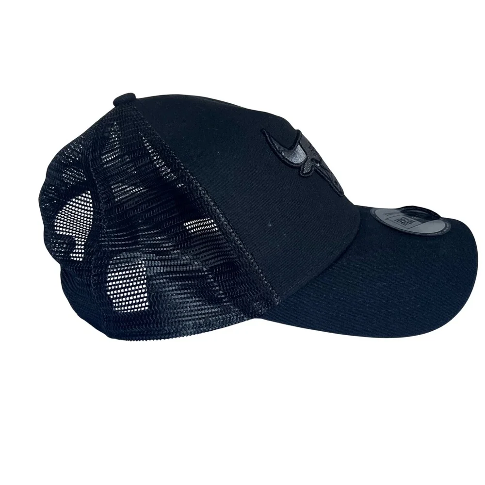 Lot 0f 2 New Era Chicago Bulls Hat Mens OSFM Black Snapback Caps‎ NBA
